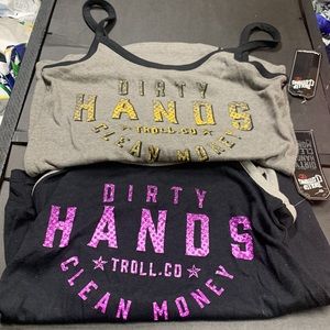 (Bundle 2) Dirty hands clean money tank top